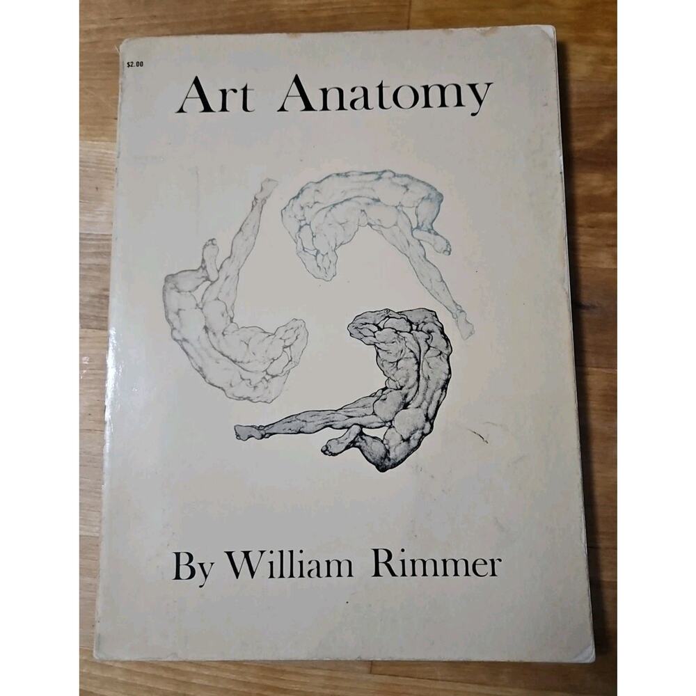 Art Anatomy by William Rimmer (1962, Trade Paperback, Revised edition)
